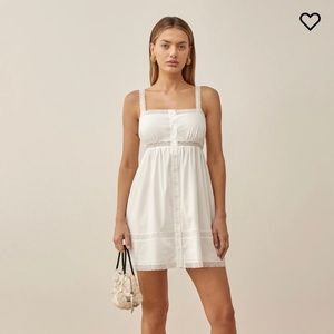 Reformation Brayden Dress - Brand New NWT - White - Size 0